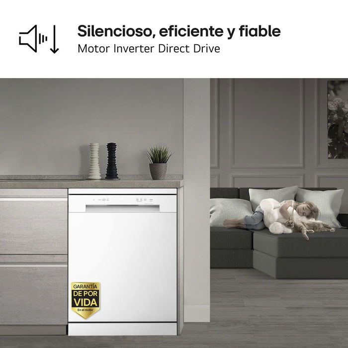 Lave-vaisselle LG DF142FW 5P QUADWASH 60 cm Blanc