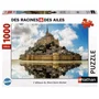 Nathan Puzzle 41170561 1000 Pièces L'Abbaye du Mont Saint-Michel - Collection Des Racines et des Ailes - À partir de 14 ans
