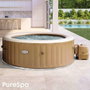 Spa gonflable Intex 196 x 71 x 196 cm Marron 795 L