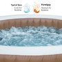 Spa gonflable Intex 196 x 71 x 196 cm Marron 795 L