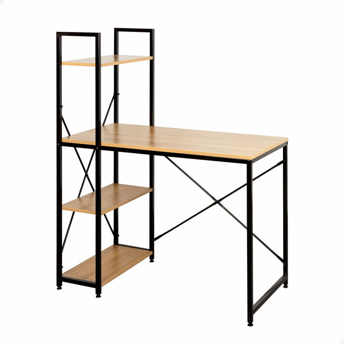 Bureau avec étagère Max Home Acier Mélamine Contre-plaqué 100 x 120 x 52 cm Bureau avec étagère Max Home Acier Mélamine Contre-plaqué 100 x 120 x 52 cm