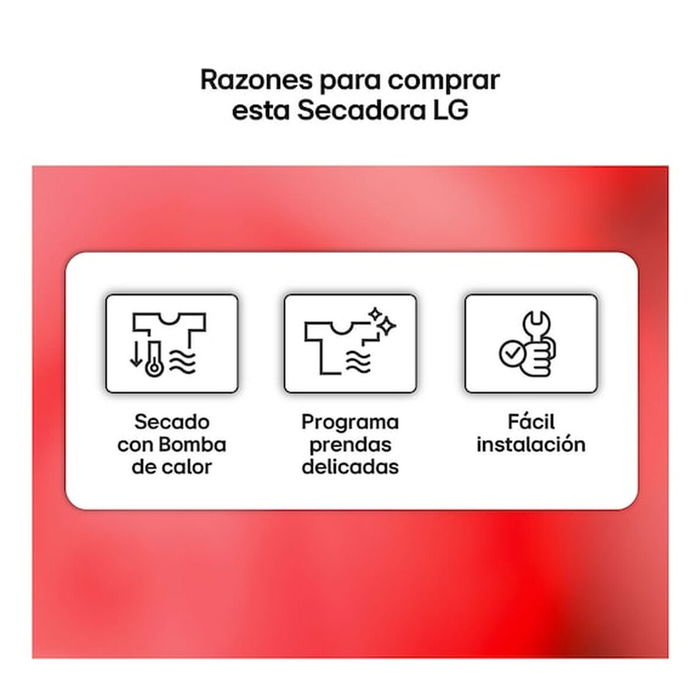 Sécheuse LG RHA1008NDK 8 kg