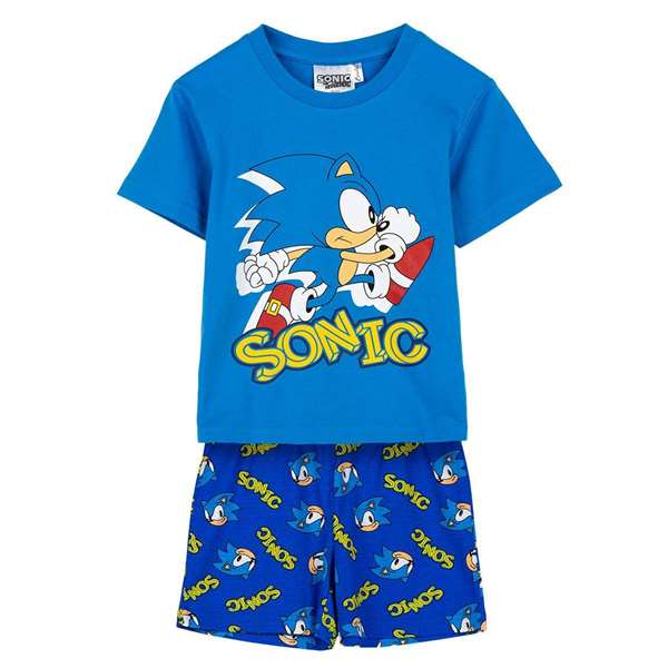 Cerdá Pyjama Court Sonic en Jersey Single pour Garçon 8 Ans - Bleu Cerdá Pyjama Court Sonic en Jersey Single pour Garçon 8 Ans - Bleu