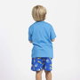 Cerdá Pyjama Court Sonic en Jersey Single pour Garçon 8 Ans - Bleu