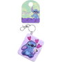 PEERS HARDY Porte-clés bloc de notes avec Stitch Disney - Agenda rose et porte-clés crustacé argenté pour prendre des notes