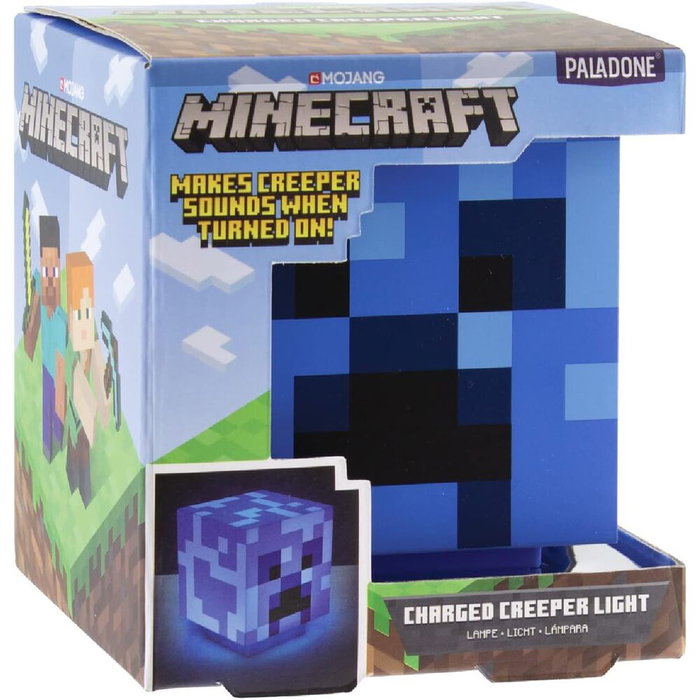 PALADONE Lampe sonore 3D Charged Creeper Minecraft