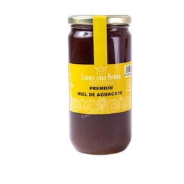 COMO UNA REINA Miel d'Avocat Pot Cristal Premium 1000 g