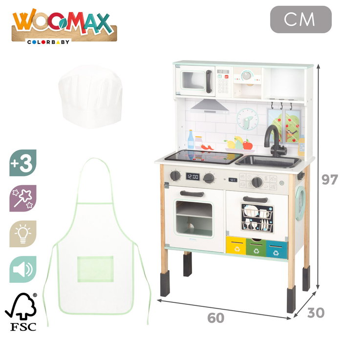 Woomax Cuisinière jouet 81 x 97 x 30 cm