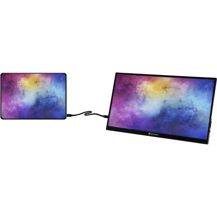 Verbatim Moniteur Tactile Portable 15,6'' Full HD IPS Noir