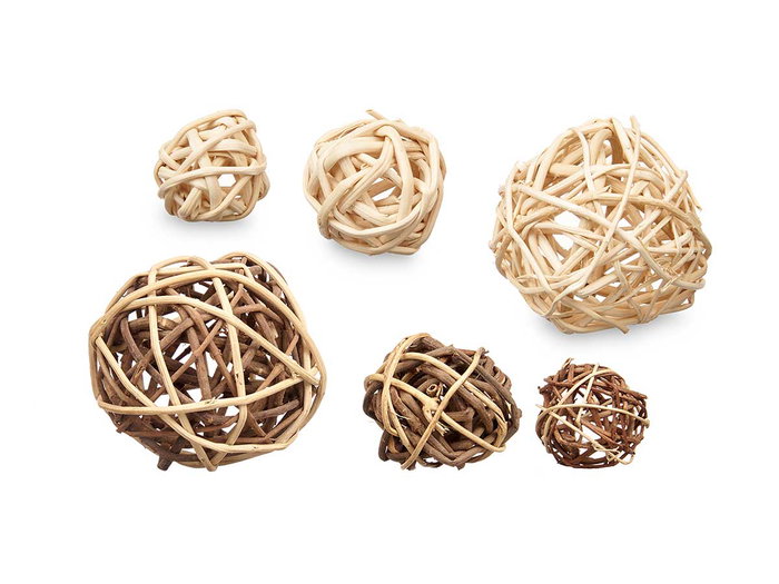 Giftdecor Set de 24 Boules de Décoration 2 Modèles Surt 10x30x10 cm Blanc et Noir (Set de 12)