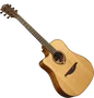 LAG Guitare Folk Électroacoustique Dreadnought Tramontane 118 - Table Cèdre Massif - Gaucher