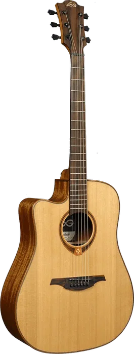 LAG Guitare Folk Électroacoustique Dreadnought Tramontane 118 - Table Cèdre Massif - Gaucher LAG Guitare Folk Électroacoustique Dreadnought Tramontane 118 - Table Cèdre Massif - Gaucher