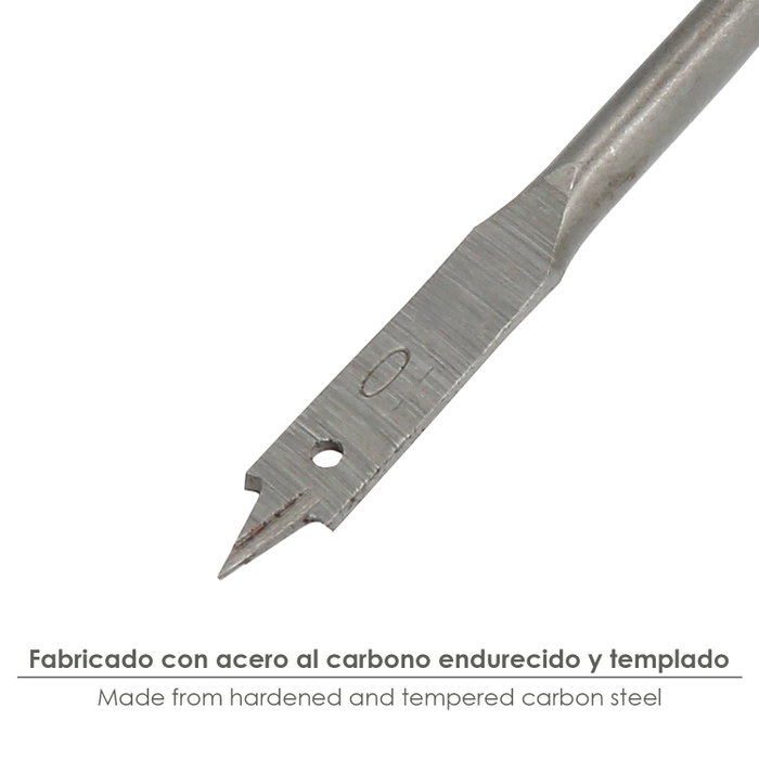 WOLFPACK LINEA PROFESIONAL Mèche à bois plate 3 pointes 10,00 mm