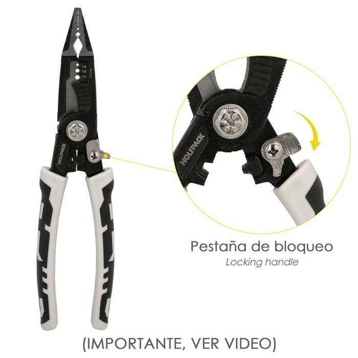 WOLFPACK LINEA PROFESIONAL Pince Multifonction WOLFPACK LINEA PROFESIONAL Pince Multifonction