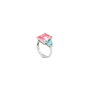 Chiara Ferragni Princess Rainbow Ring S18 CZ YE/BU/PK Bleu