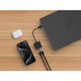 Belkin INC019BTBK Adaptateur USB-C vers Ethernet Gigabit et Charge 100W Noir