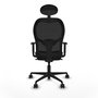 Chaise de Bureau Piqueras y Crespo 1D036N1 Noir