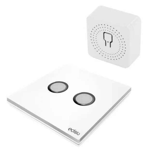 Chacon Kit Domotique Volet Roulant Connecté EKME - Micro Récepteur sans Fil pour Contrôle à Distance - Blanc Chacon Kit Domotique Volet Roulant Connecté EKME - Micro Récepteur sans Fil pour Contrôle à Distance - Blanc