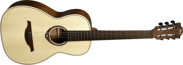 LAG Guitare Acoustique Parlor Cutaway Tramontane 177 A/E - Natural Lag LAG Guitare Acoustique Parlor Cutaway Tramontane 177 A/E - Natural Lag