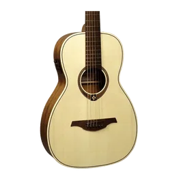 LAG Guitare Acoustique Parlor Cutaway Tramontane 177 A/E - Natural