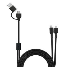 Câble USB-C Muvit for Change Noir