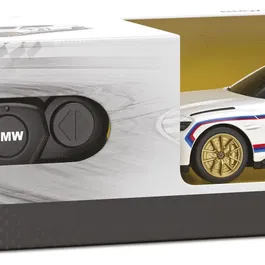 Mondo Motors Voiture télécommandée BMW 3.0 CSL RC à l'échelle 1:24 - Jouet RC pour enfants dès 3 ans