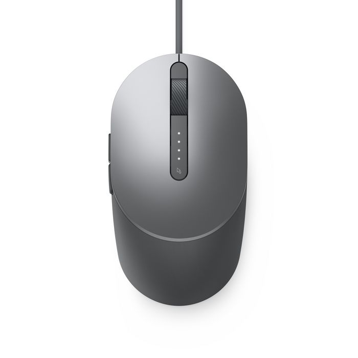 Dell MS3220 - Souris filaire laser USB avec 3200 DPI pour haute précision et navigation multi-écrans - Dimensions 6.29 x 11.53 x 3.89 cm, 98 g
