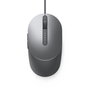 Dell MS3220 - Souris filaire laser USB avec 3200 DPI pour haute précision et navigation multi-écrans - Dimensions 6.29 x 11.53 x 3.89 cm, 98 g