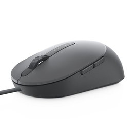 Dell MS3220 - Souris filaire laser USB avec 3200 DPI pour haute précision et navigation multi-écrans - Dimensions 6.29 x 11.53 x 3.89 cm, 98 g
