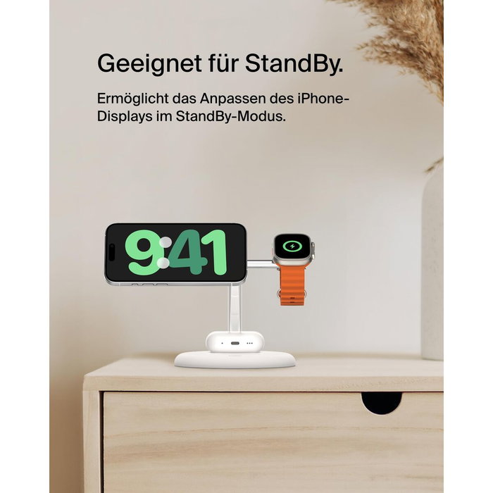 Chargeur sans fil avec support pour mobiles Belkin WIZ023VFWH