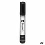 Bismark Marqueur permanent Noir 1,5 mm (12 Unités)