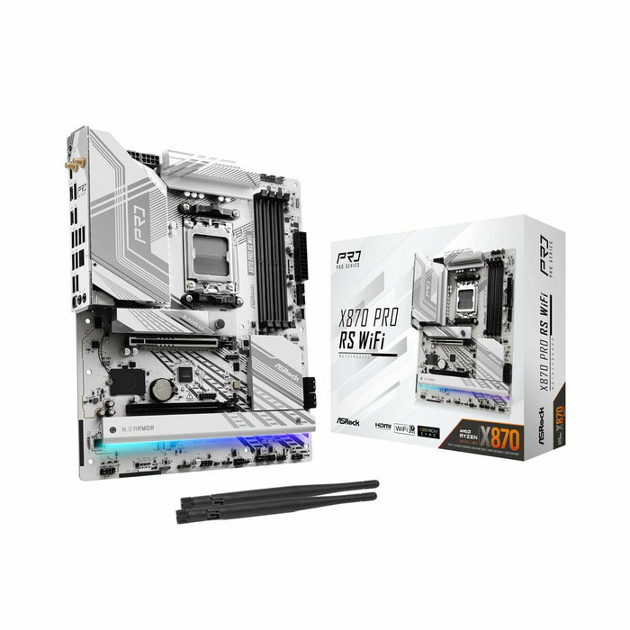 Carte Mère ASRock 90-MXBQ00-A0UAYZ AMD X870 AMD AM5 Carte Mère ASRock 90-MXBQ00-A0UAYZ AMD X870 AMD AM5