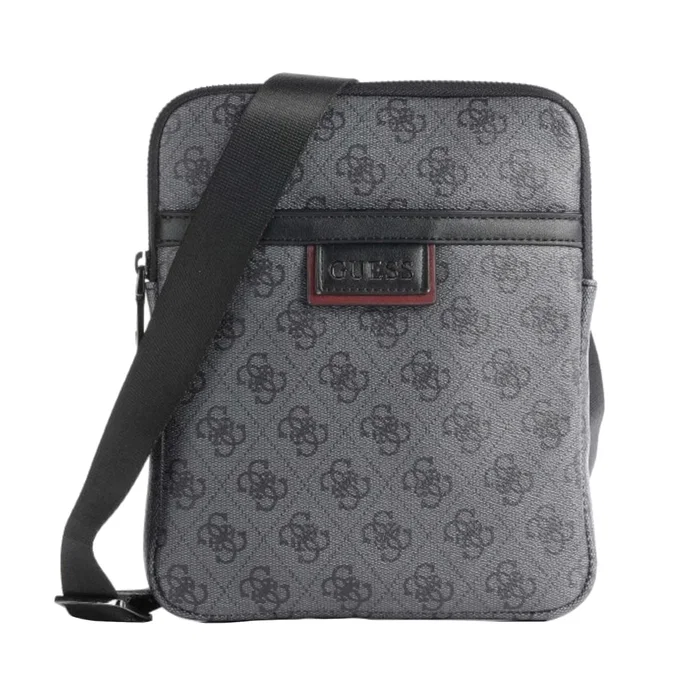 Guess Vezzola Sac bandoulière en textile Noir Guess Vezzola Sac bandoulière en textile Noir