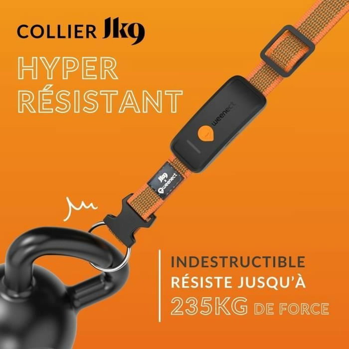 Weenect Collier GPS Chien XT Orange