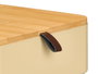 Berilo Organisateur plastique miroir bambou beige 14x5x14 cm (Set de 12)