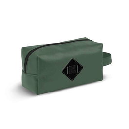PRO-DG Khaki Nécessaire de Voyage Brick PLUS, Vert Militaire 13 x 27 x 13 cm - Nécessaire en PVC avec Compartiment à Fermeture Éclair et Anse