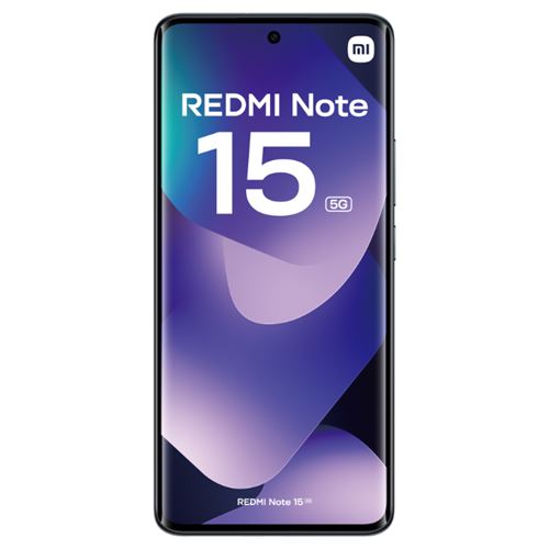 Xiaomi Redmi Note 15 5G Noir 8/256 Go Xiaomi Redmi Note 15 5G Noir 8/256 Go