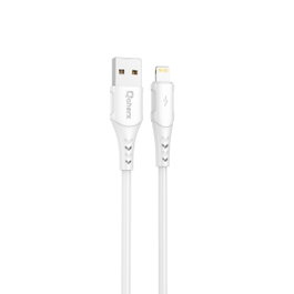 Qcharx international Lisbon Câble USB vers Lightning blanc