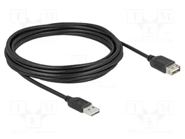 DELOCK Câble USB 2.0 avec USB A double face, 5m