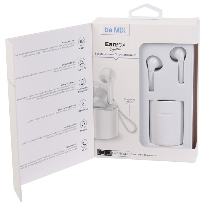 Be Mix EarBox Signature Blanc Be Mix EarBox Signature Blanc