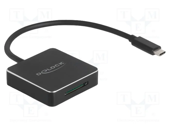 DELOCK Lecteur de cartes mémoire SD et SD Express via USB C DELOCK Lecteur de cartes mémoire SD et SD Express via USB C