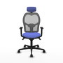 Chaise de Bureau avec Appui-tête Piqueras y Crespo 1D036N2 Bleu clair