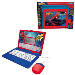 Lexibook Spider-Man - Ordinateur éducatif bilingue portable avec 170 activités (85 en français, 85 en anglais), écran 6.7", pour enfants 4 ans et plus