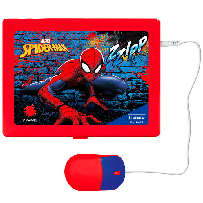 Lexibook Ordinateur éducatif bilingue Spiderman