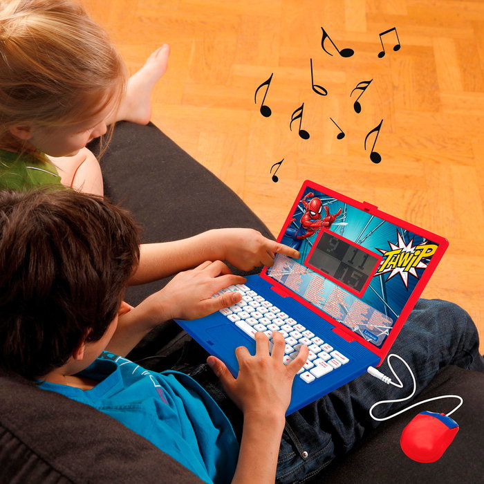 Lexibook Ordinateur éducatif bilingue Spiderman