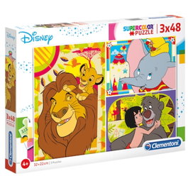 Clementoni Puzzle 104 pièces Disney Animals, Jouet créatif unisexe pour enfants de 4 ans et plus