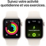 Apple Watch SE 3 GPS - 40mm - Boîtier Aluminium Starlight - Bracelet Sport S/M