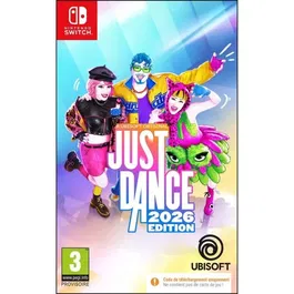 Ubisoft Just Dance 2026 - Jeu Nintendo Switch - Code in a Box - Danse sans limites avec détecteur de mouvements smartphone, multijoueur en ligne et mode enfant