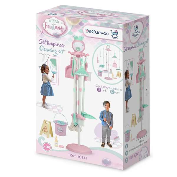 Decuevas - Set de nettoyage avec 12 accessoires - Jeu éducatif - Langues des instructions : espagnol, anglais, portugais, russe