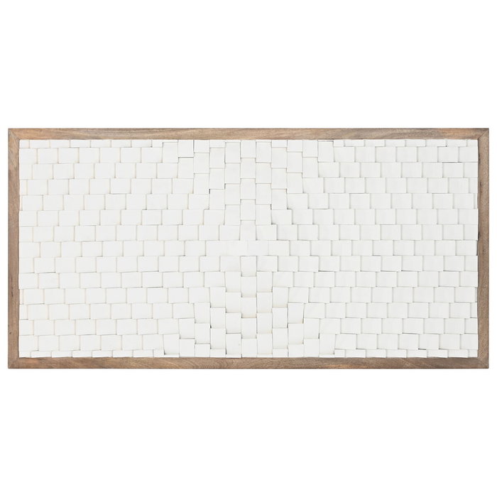 Tête de lit Home ESPRIT Blanc Naturel 180 X 5 X 90 CM Tête de lit Home ESPRIT Blanc Naturel 180 X 5 X 90 CM